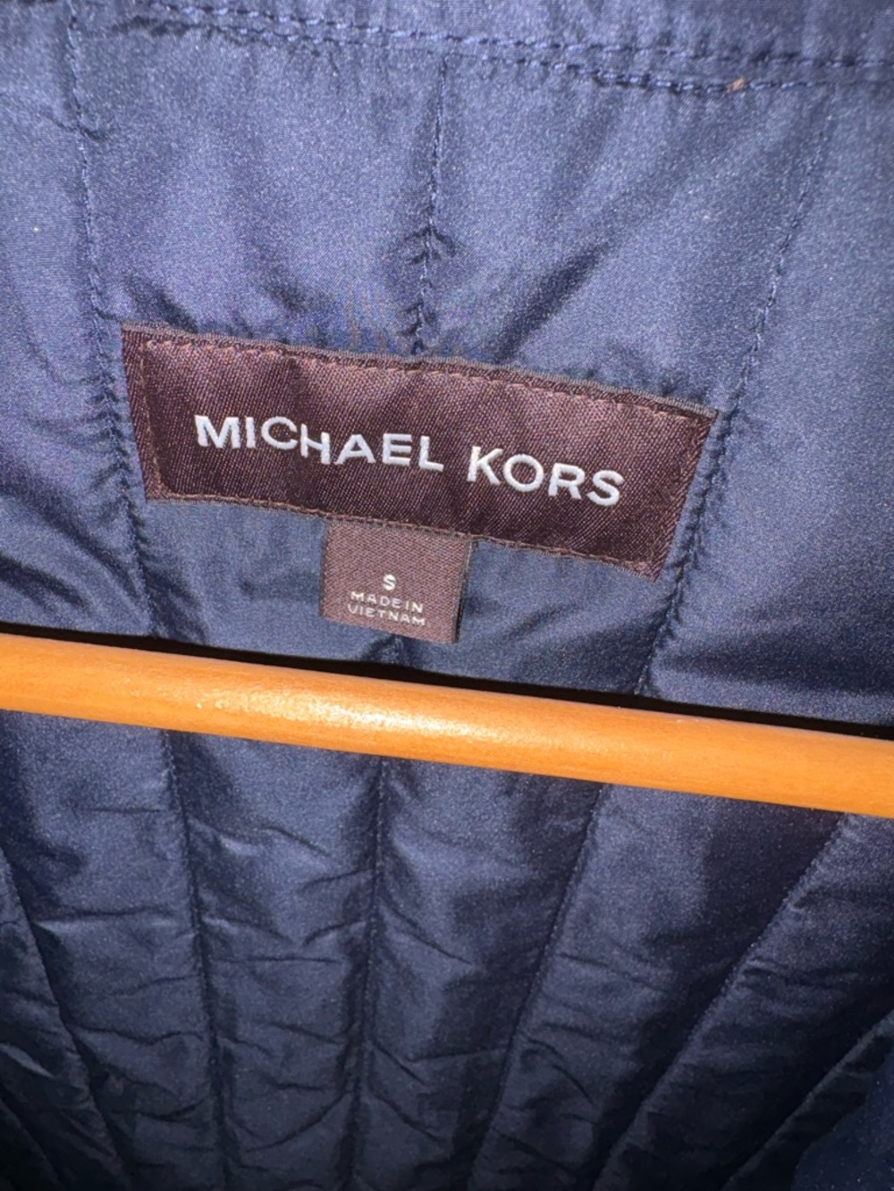 Michael Kors Navy Lightweight Shirt Jacket